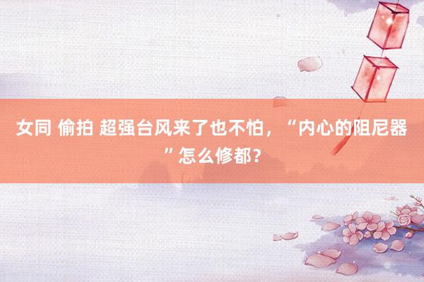 女同 偷拍 超强台风来了也不怕，“内心的阻尼器”怎么修都？